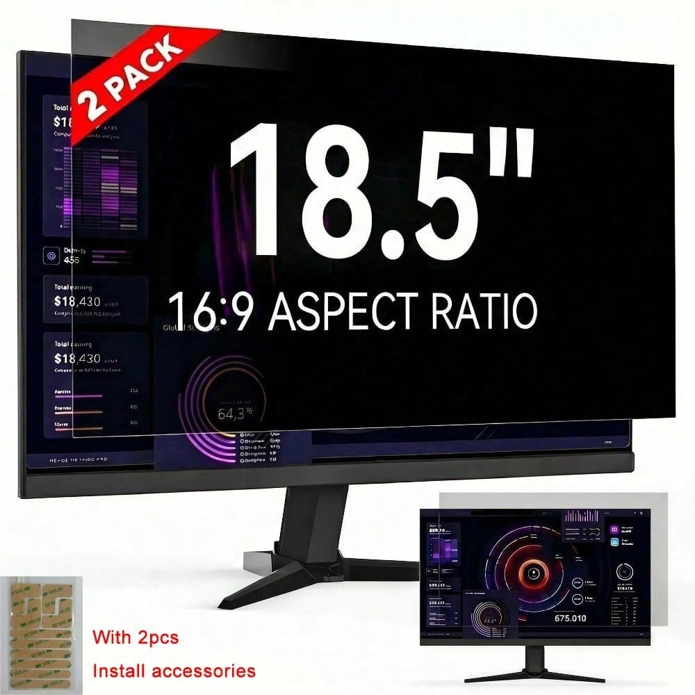 [2 Pack] 18.5-Inch PC Privacy  - огляд і ціна Privacy Filter 2Pack