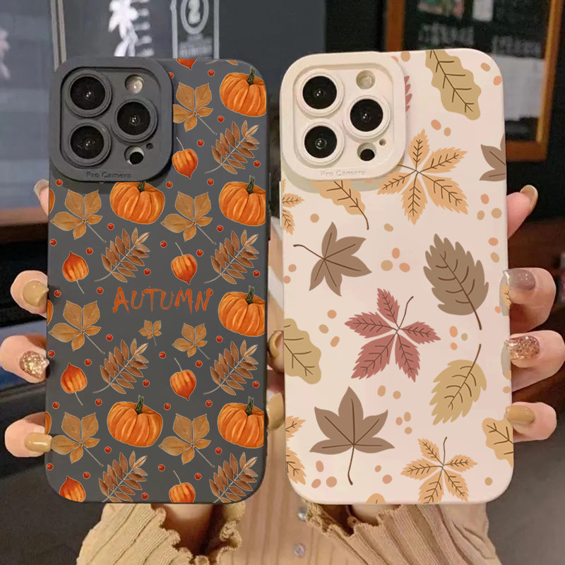 Retro Maple Leaf Pattern Phone - огляд і ціна Samsung Galaxy S24